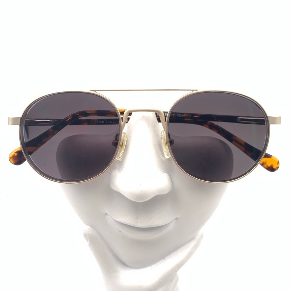 Eyebuydirect Tortoise Gold Oval Sunglasses Frames Lock